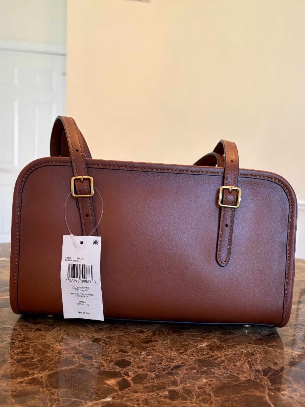 The Originals Glovedtanned Leather Coach Swing Zip in 1941 Saddle - Picture 3 of 16